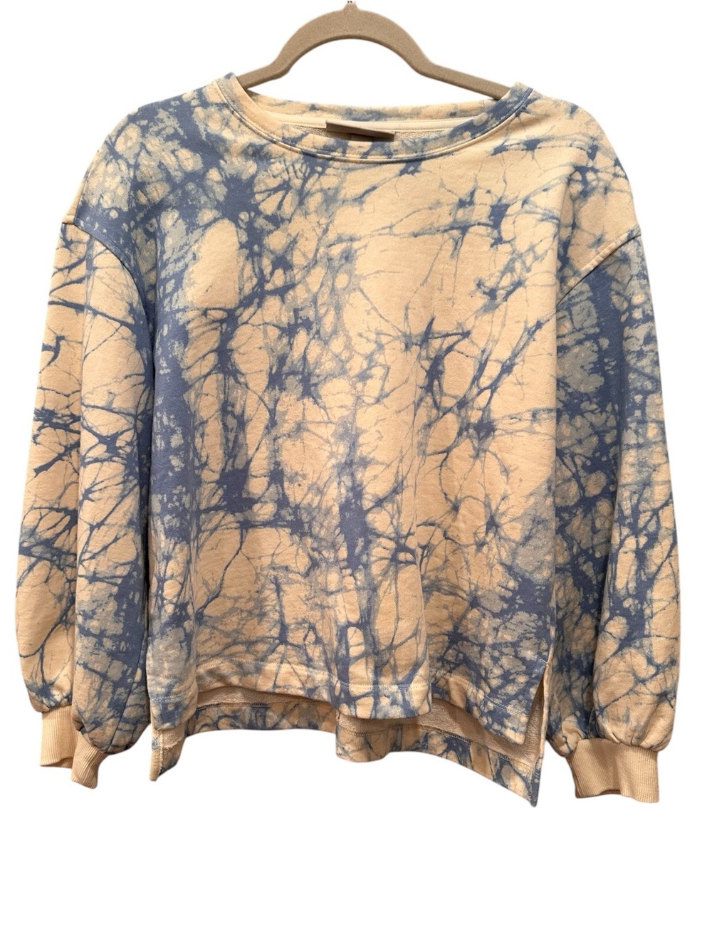Rachel Comey x Target Marble Crewneck hi-Low Sweatshirt Artsy Oversized Comfy S
